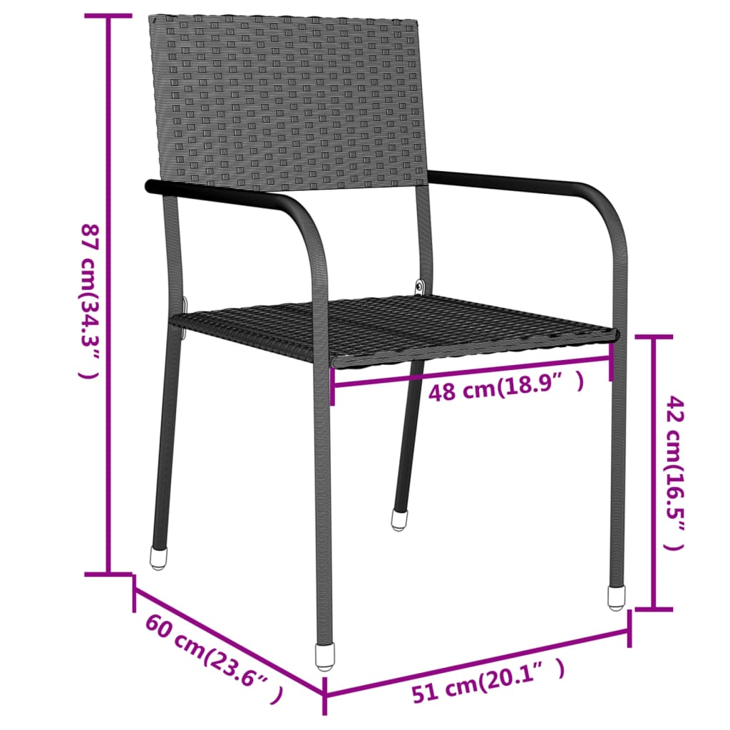 3-delige Tuinset poly rattan grijs is nu te koop bij PeponiXL, paradijselijk wonen!