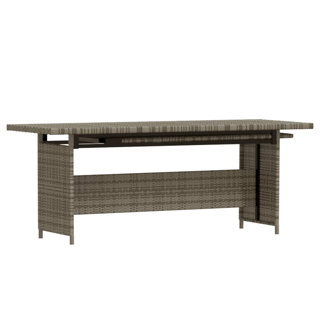 3-delige Loungeset met kussens poly rattan grijs is nu te koop bij PeponiXL, paradijselijk wonen!