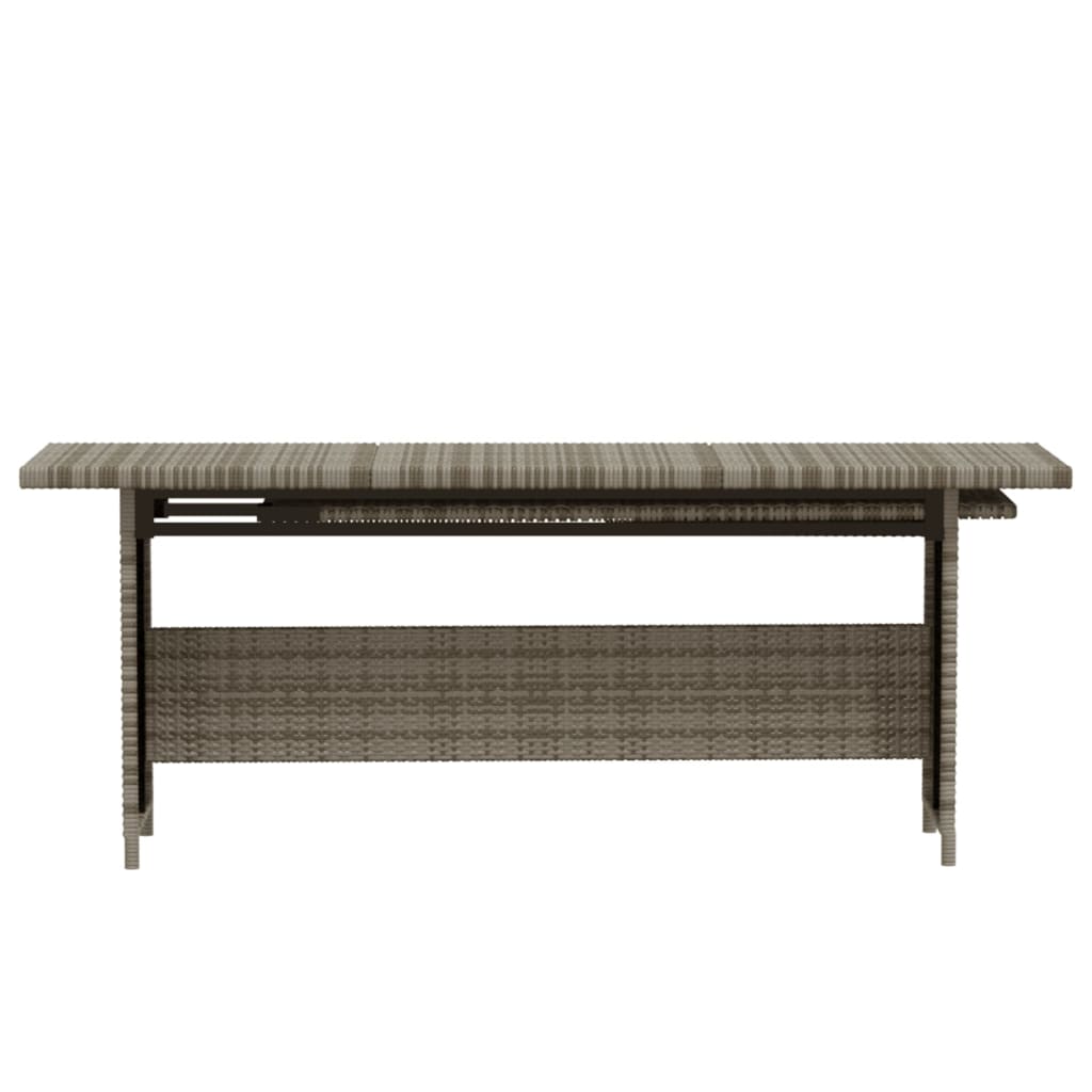 3-delige Loungeset met kussens poly rattan grijs is nu te koop bij PeponiXL, paradijselijk wonen!