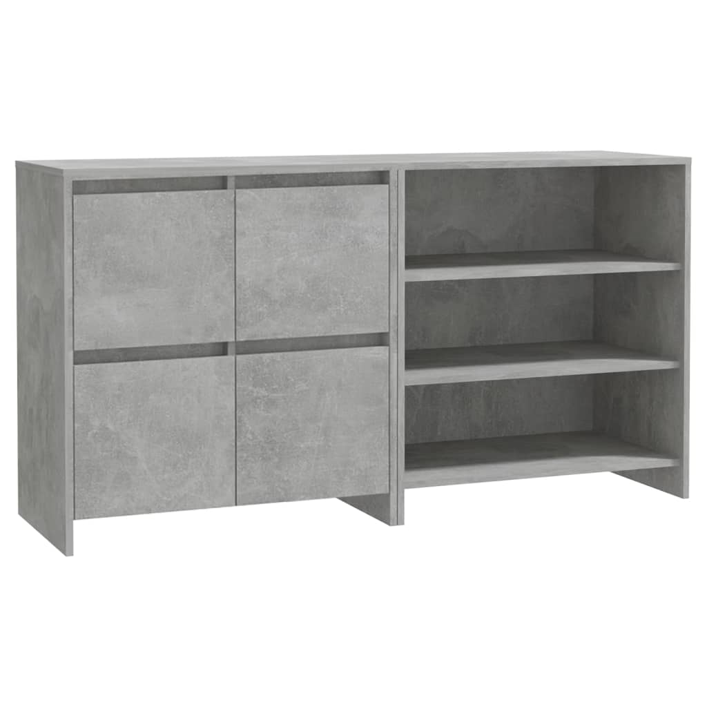 2 st Dressoirs bewerkt hout betongrijs is nu te koop bij PeponiXL, paradijselijk wonen!