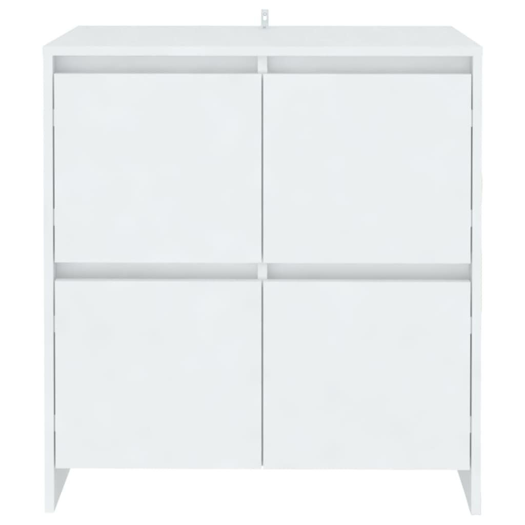 Dressoirs 2 st 70x41x75 cm bewerkt hout wit is nu te koop bij PeponiXL, paradijselijk wonen!