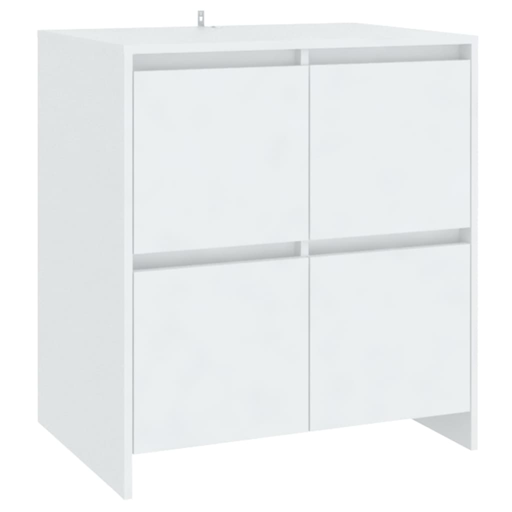 Dressoirs 2 st 70x41x75 cm bewerkt hout wit is nu te koop bij PeponiXL, paradijselijk wonen!