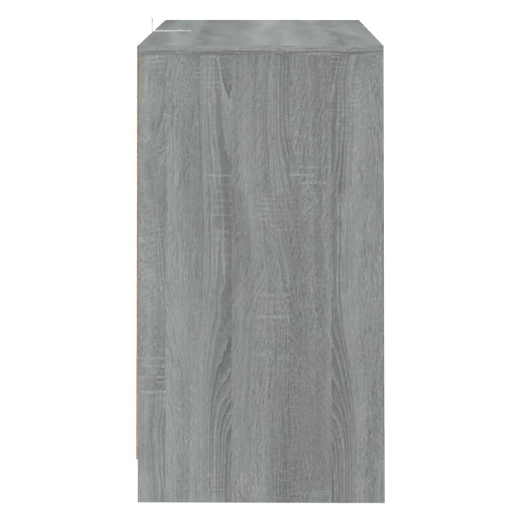 Dressoirs 2 st 70x41x75 cm bewerkt hout grijs sonoma eikenkleur is nu te koop bij PeponiXL, paradijselijk wonen!