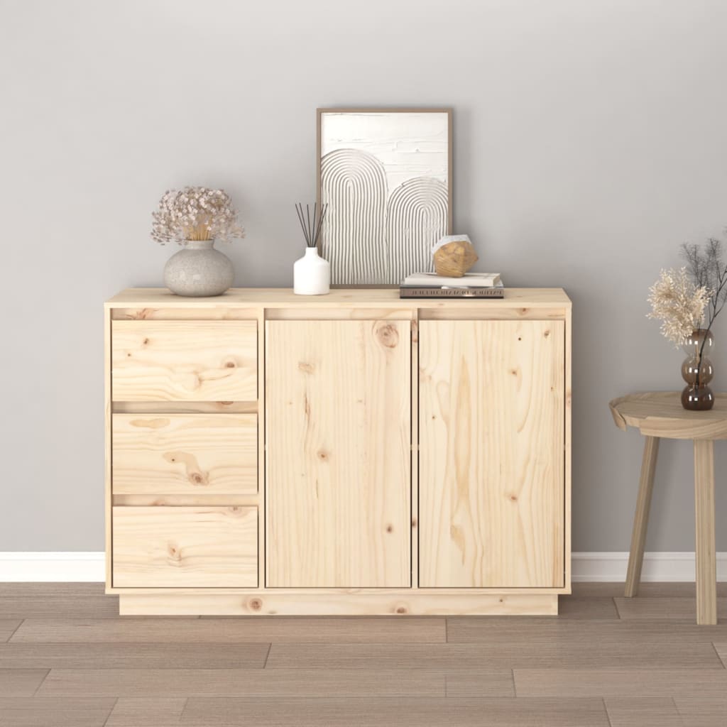 Dressoir 111x34x75 cm massief grenenhout is nu te koop bij PeponiXL, paradijselijk wonen!