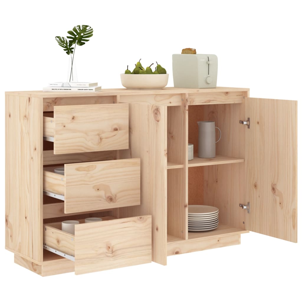 Dressoir 111x34x75 cm massief grenenhout is nu te koop bij PeponiXL, paradijselijk wonen!