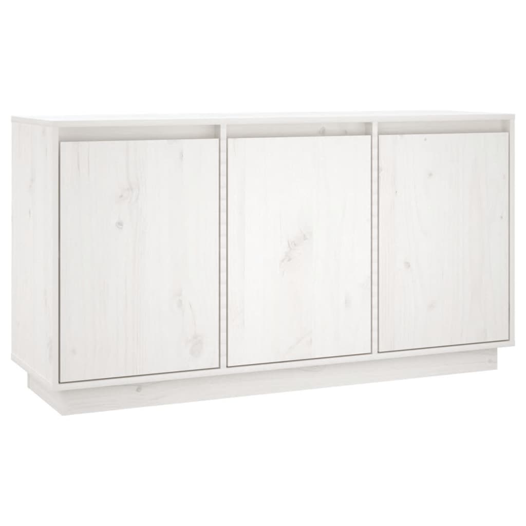 Dressoir 111x34x60 cm massief grenenhout wit is nu te koop bij PeponiXL, paradijselijk wonen!