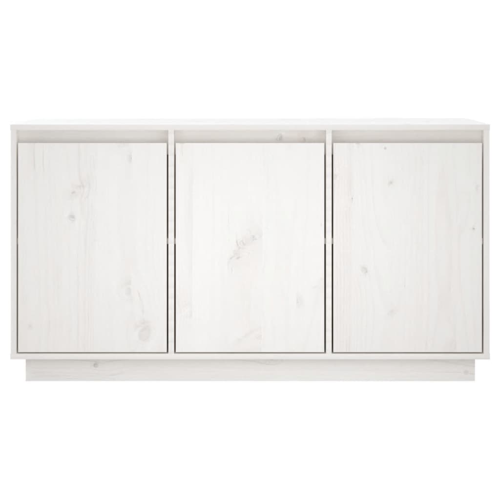 Dressoir 111x34x60 cm massief grenenhout wit is nu te koop bij PeponiXL, paradijselijk wonen!