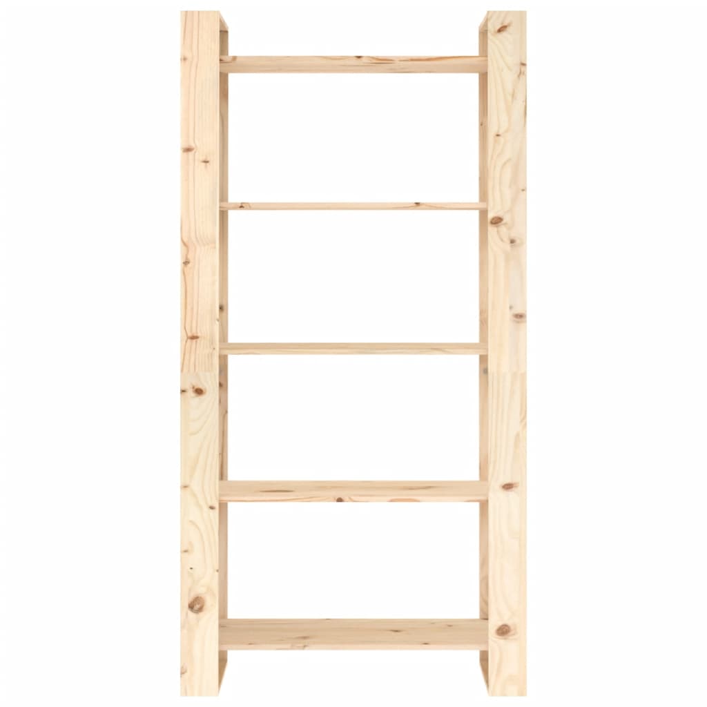 Boekenkast/kamerverdeler 80x35x160 cm massief hout is nu te koop bij PeponiXL, paradijselijk wonen!