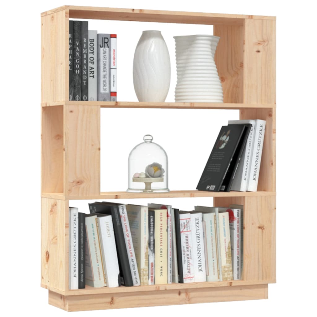 Boekenkast/kamerscherm 80x25x101 cm massief grenenhout is nu te koop bij PeponiXL, paradijselijk wonen!
