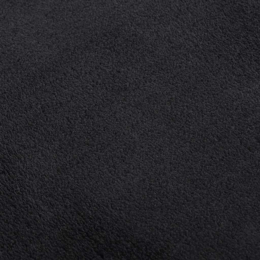 Vloerkleed wasbaar korte pool anti-slip 160x230 cm zwart is nu te koop bij PeponiXL, paradijselijk wonen!