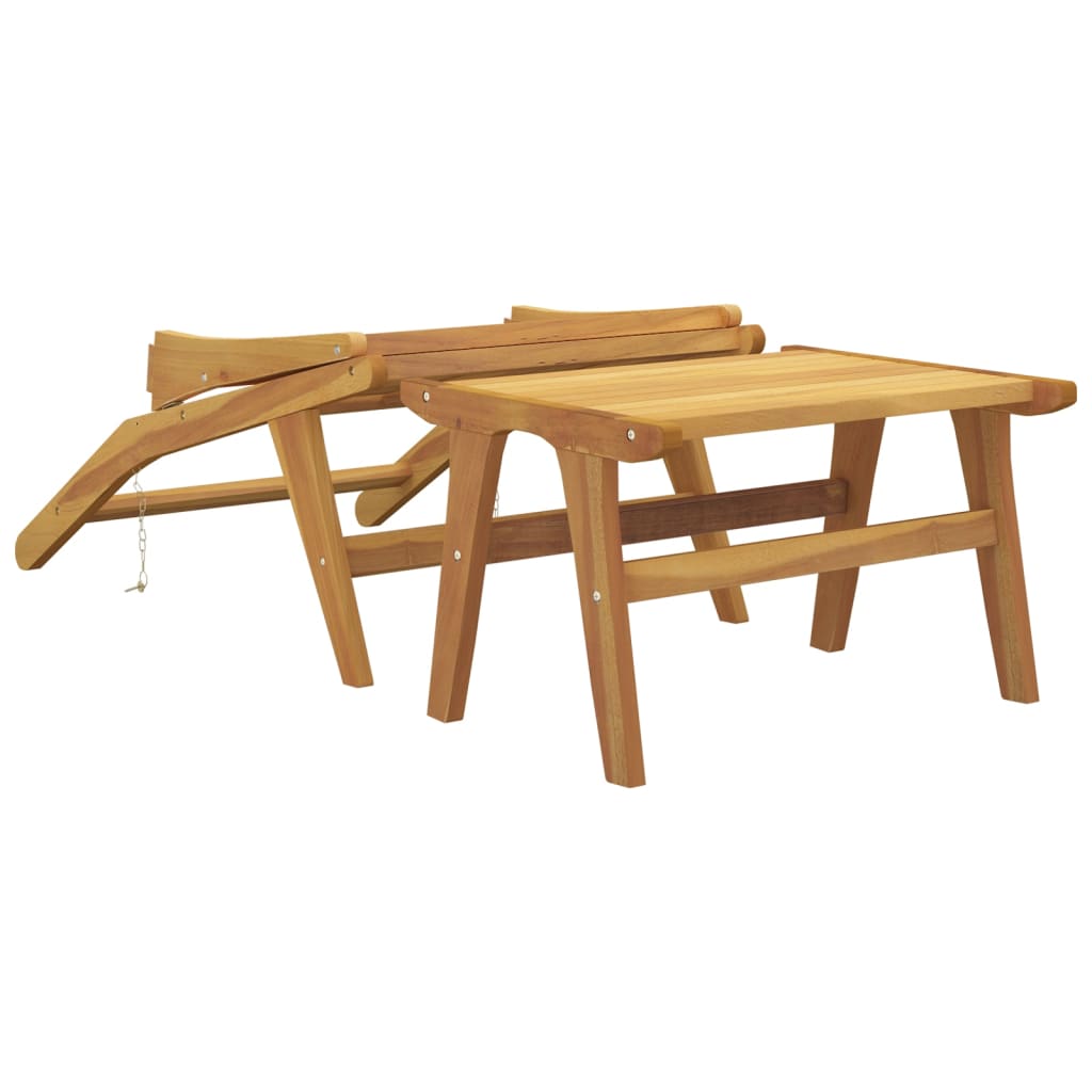 Tuinstoel met voetensteun massief teakhout is nu te koop bij PeponiXL, paradijselijk wonen!