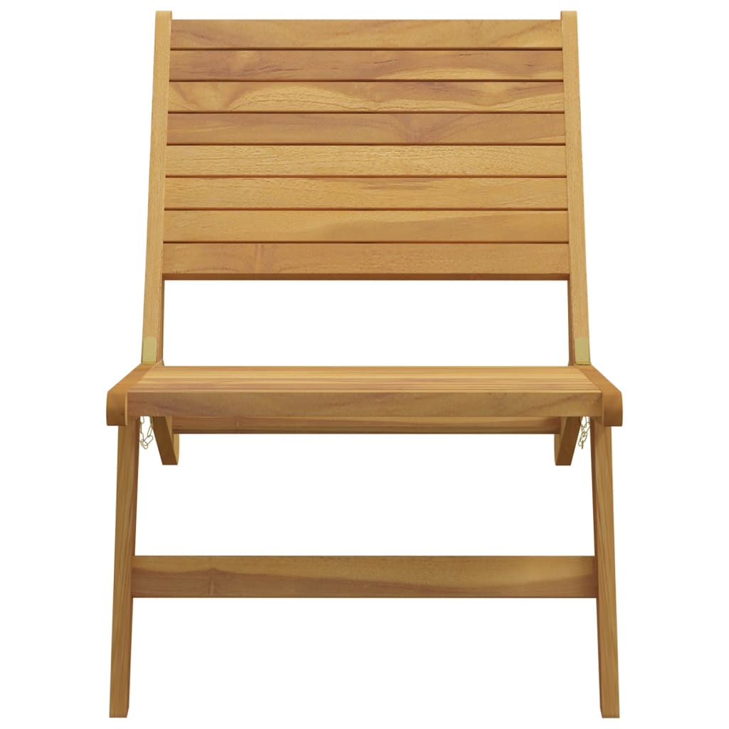 Tuinstoel met voetensteun massief teakhout is nu te koop bij PeponiXL, paradijselijk wonen!