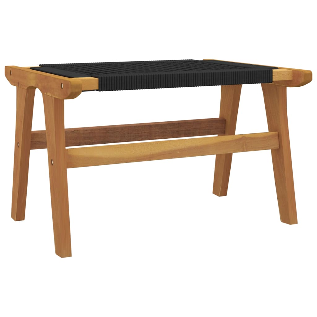 Tuinstoel met voetensteun massief teakhout en polyester is nu te koop bij PeponiXL, paradijselijk wonen!