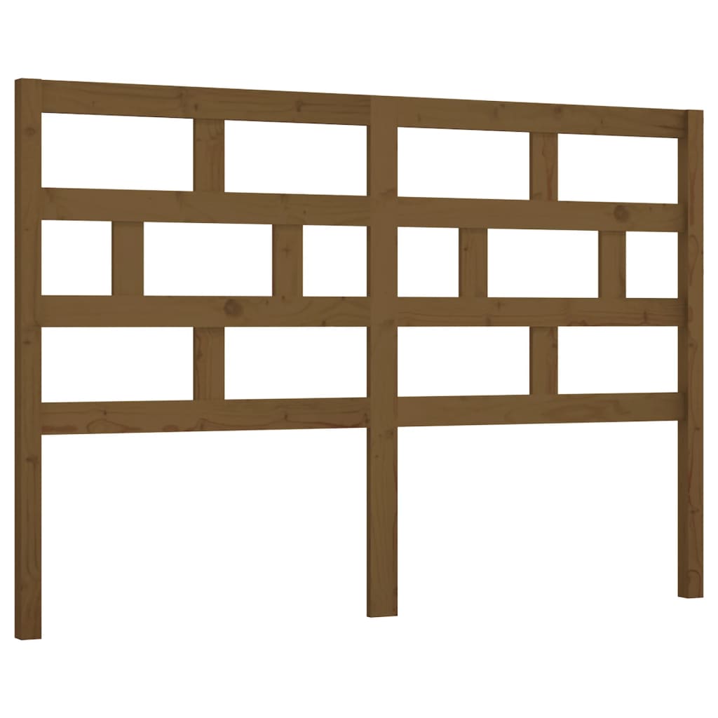 Hoofdbord 146x4x100 cm massief grenenhout honingbruin is nu te koop bij PeponiXL, paradijselijk wonen!