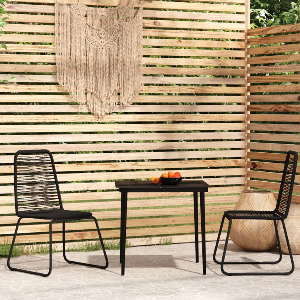 3-delige Tuinset zwart is nu te koop bij PeponiXL, paradijselijk wonen!