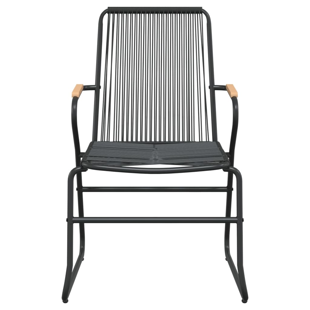 5-delige Tuinset PVC-rattan zwart is nu te koop bij PeponiXL, paradijselijk wonen!