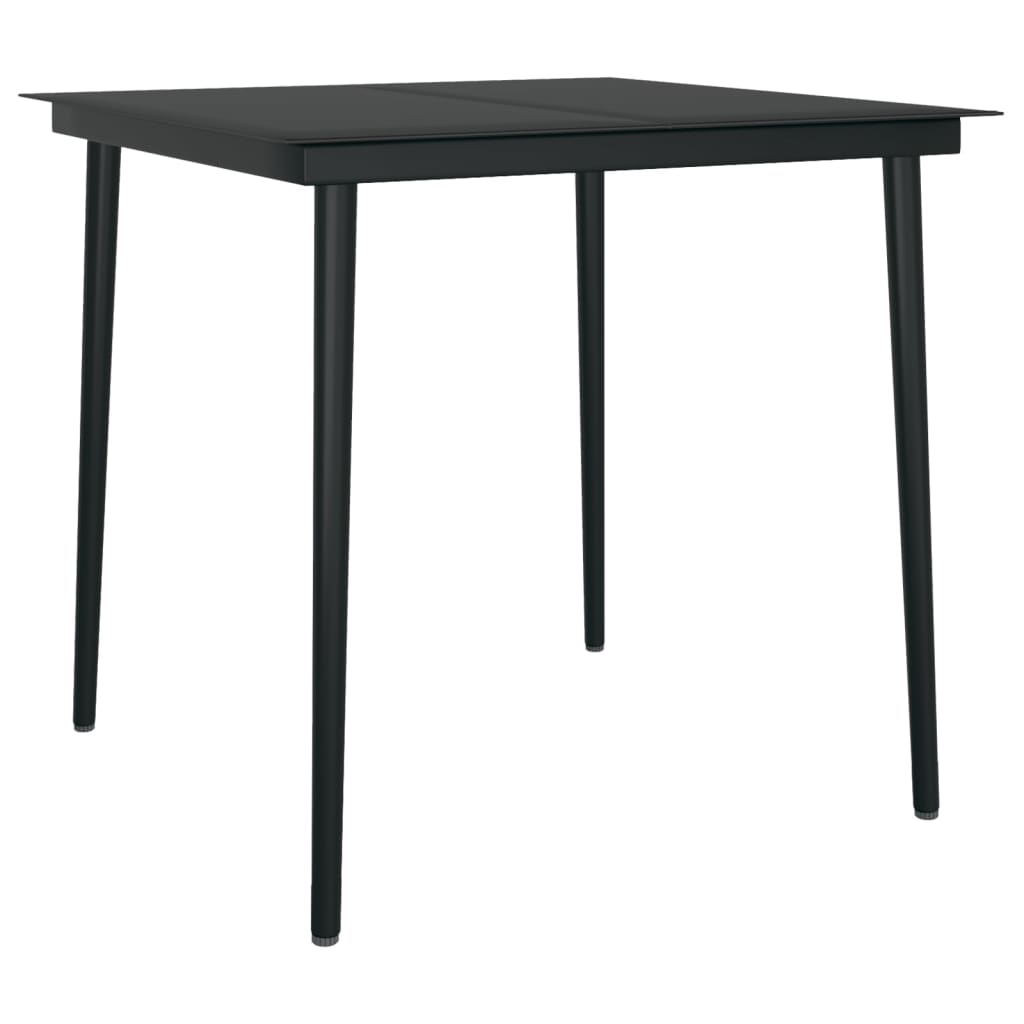 3-delige Tuinset PVC-rattan zwart is nu te koop bij PeponiXL, paradijselijk wonen!