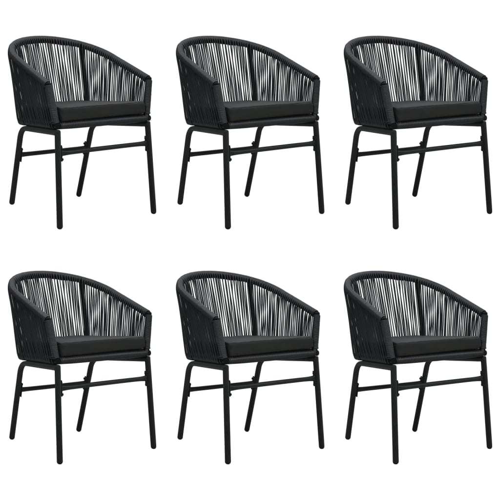 7-delige Tuinset zwart is nu te koop bij PeponiXL, paradijselijk wonen!
