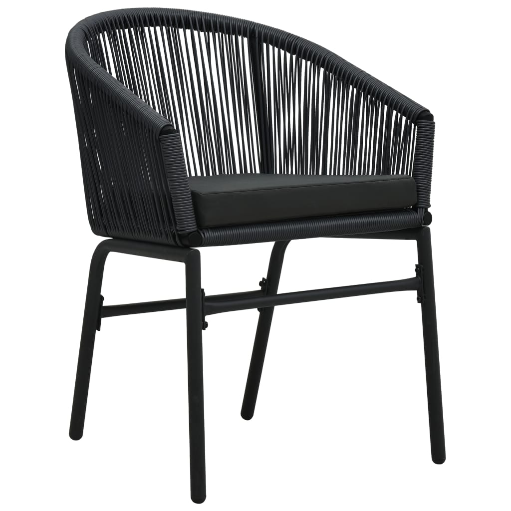 7-delige Tuinset zwart is nu te koop bij PeponiXL, paradijselijk wonen!