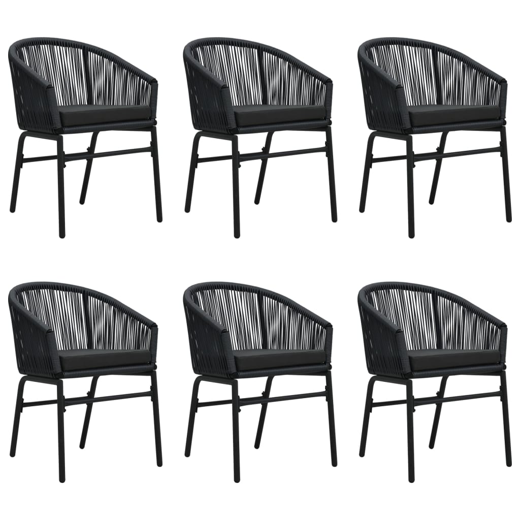 7-delige Tuinset zwart is nu te koop bij PeponiXL, paradijselijk wonen!