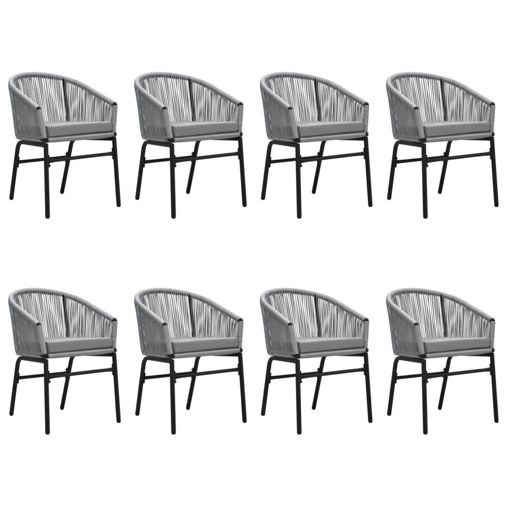 9-delige Tuinset antracietkleurig is nu te koop bij PeponiXL, paradijselijk wonen!