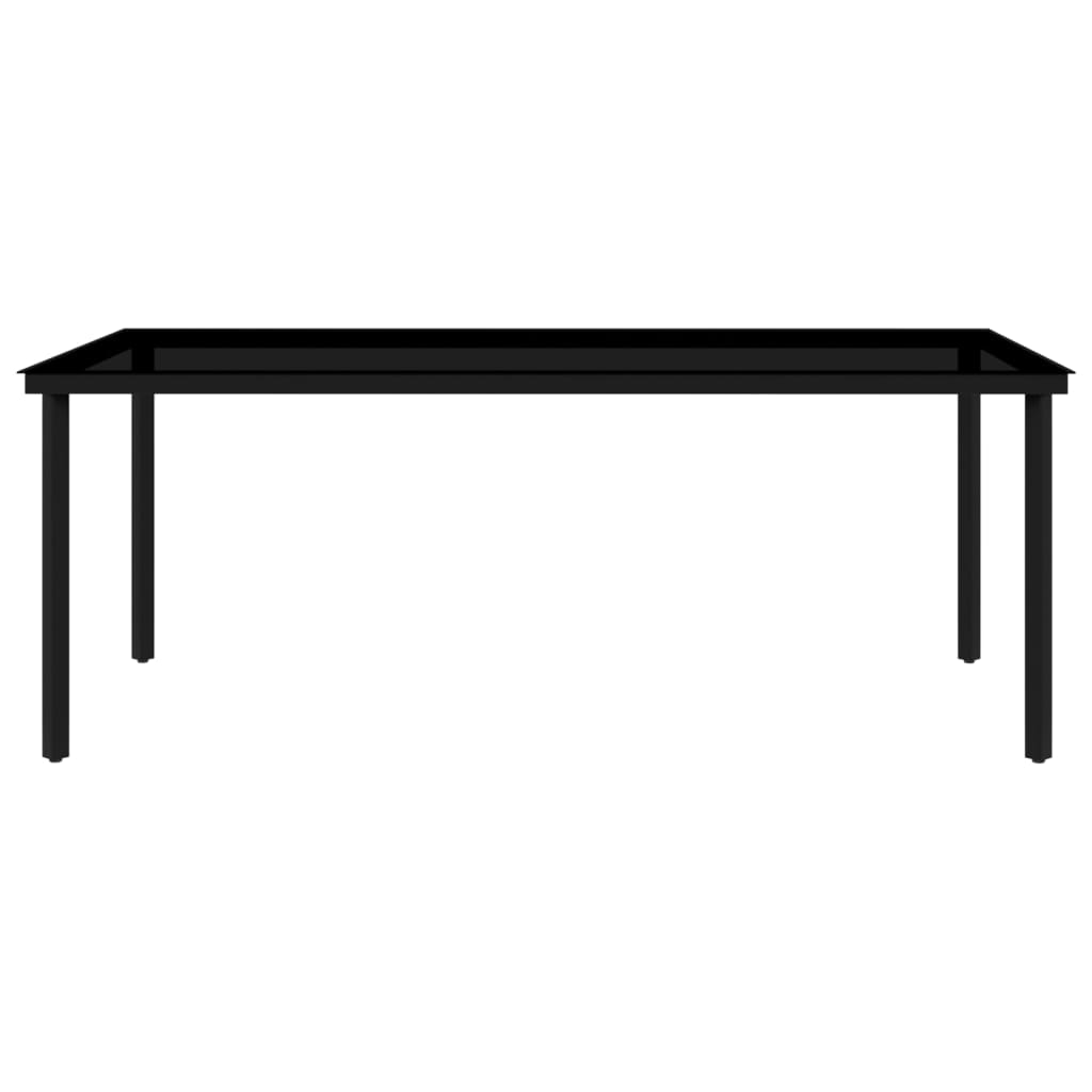 7-delige Tuinset zwart is nu te koop bij PeponiXL, paradijselijk wonen!