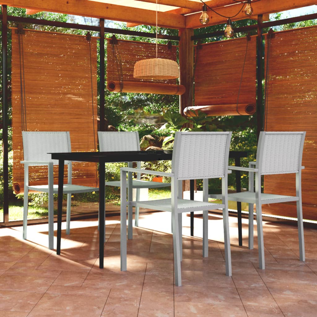 5-delige Tuinset wit is nu te koop bij PeponiXL, paradijselijk wonen!