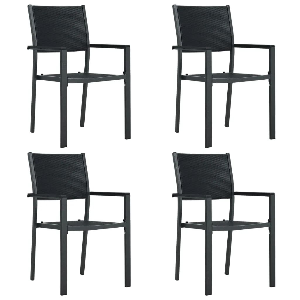 5-delige Tuinset zwart is nu te koop bij PeponiXL, paradijselijk wonen!