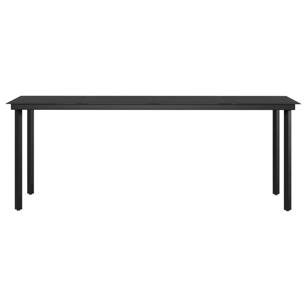 7-delige Tuinset met kussens zwart is nu te koop bij PeponiXL, paradijselijk wonen!