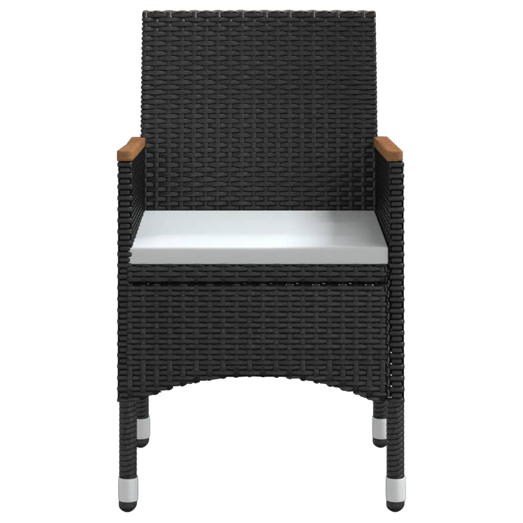 5-delige Tuinset met kussens zwart is nu te koop bij PeponiXL, paradijselijk wonen!