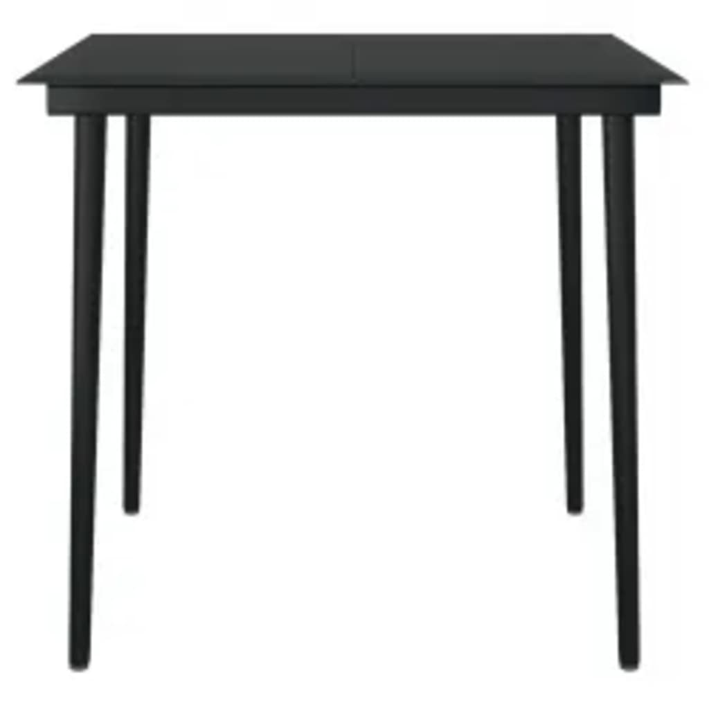 5-delige Tuinset met kussens zwart is nu te koop bij PeponiXL, paradijselijk wonen!