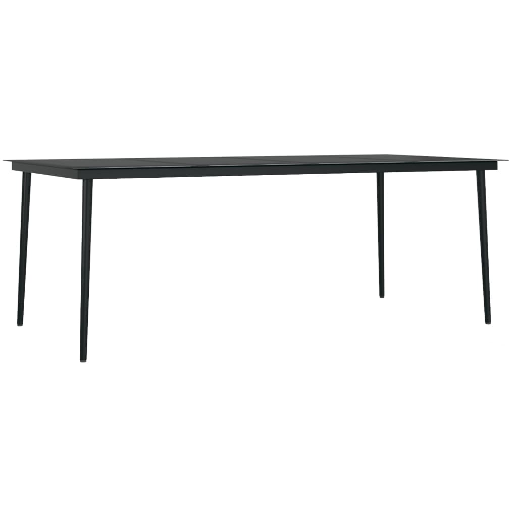 9-delige Tuinset met kussens zwart is nu te koop bij PeponiXL, paradijselijk wonen!