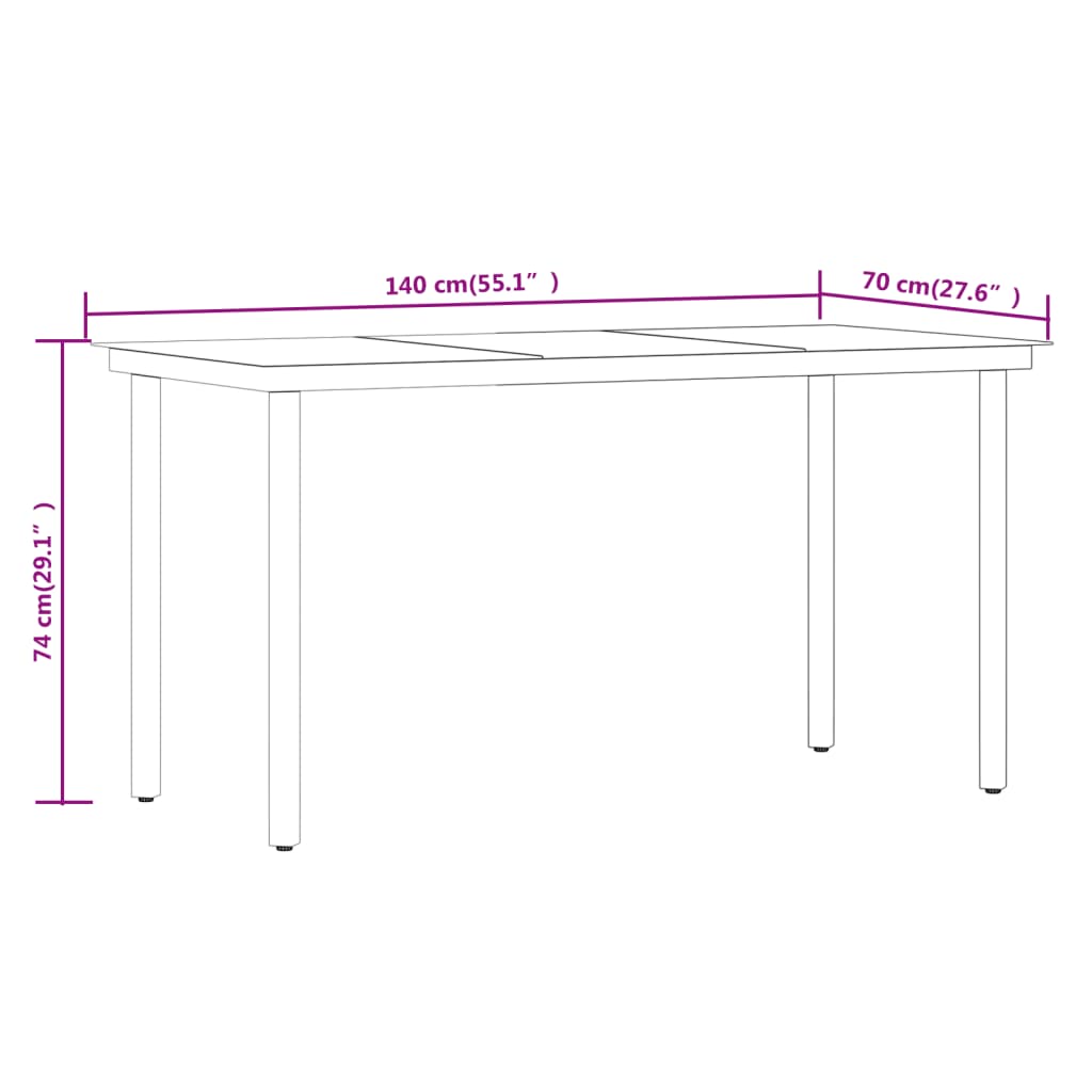 5-delige Tuinset met kussens zwart is nu te koop bij PeponiXL, paradijselijk wonen!