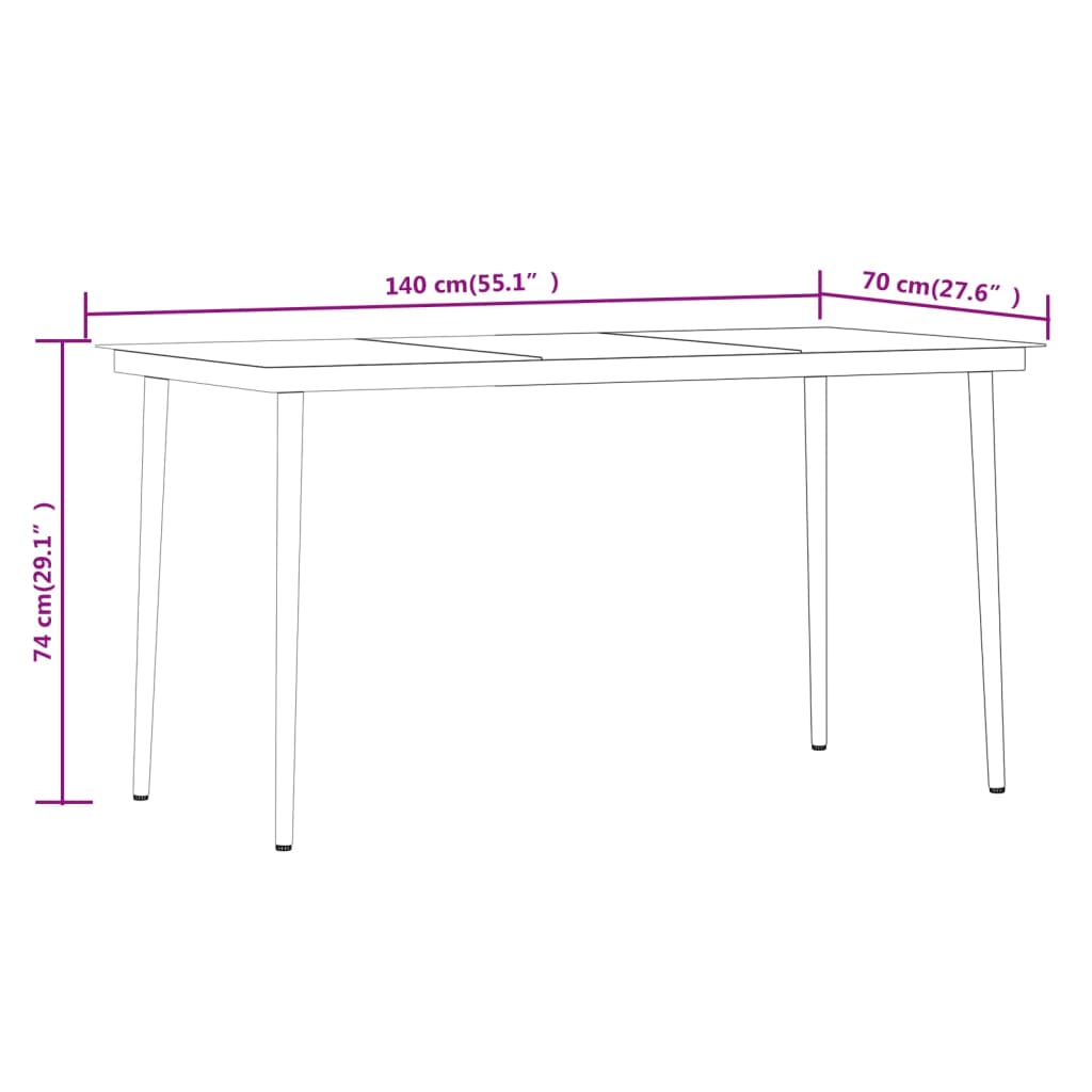 7-delige Tuinset met kussens grijs is nu te koop bij PeponiXL, paradijselijk wonen!
