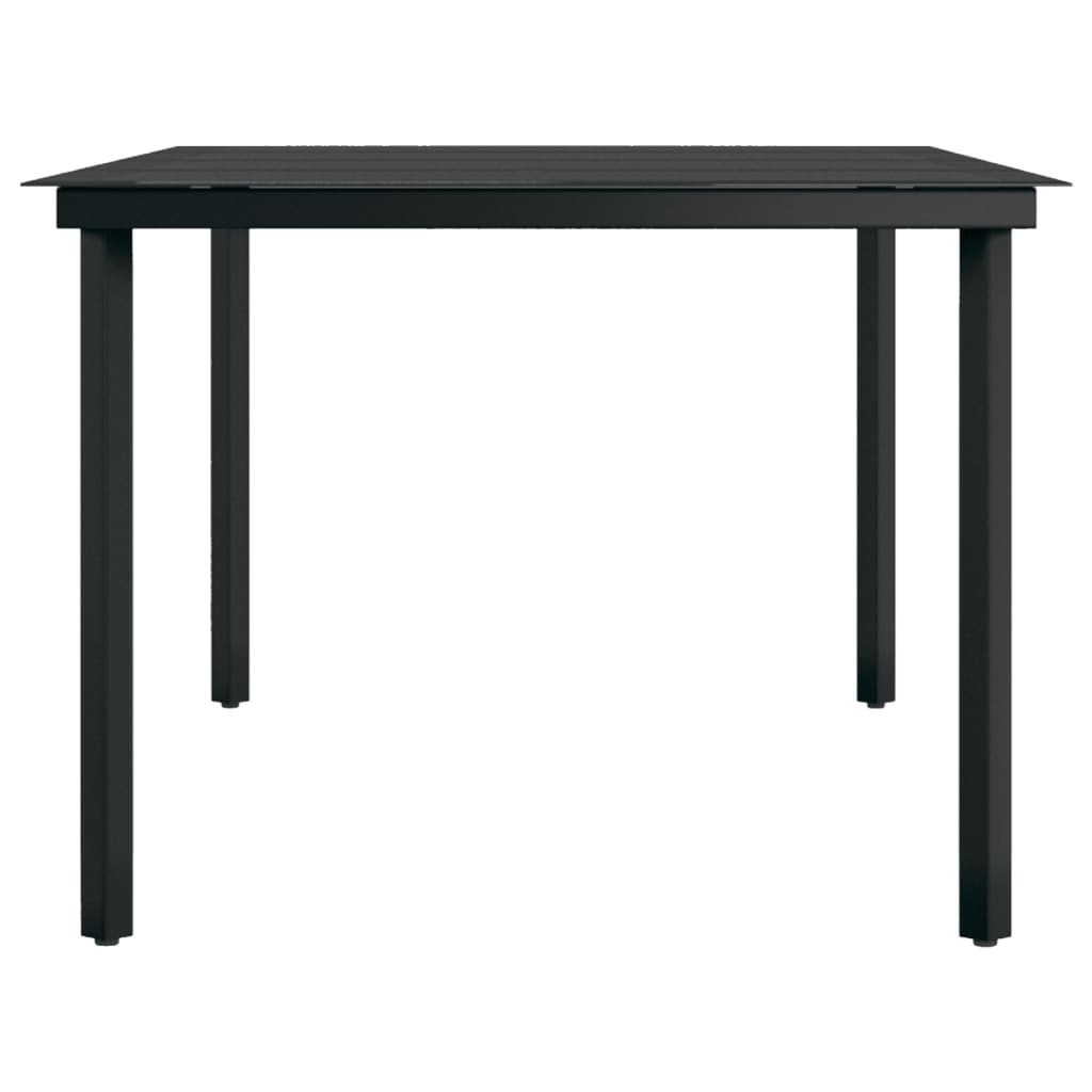 7-delige Tuinset met kussens zwart is nu te koop bij PeponiXL, paradijselijk wonen!