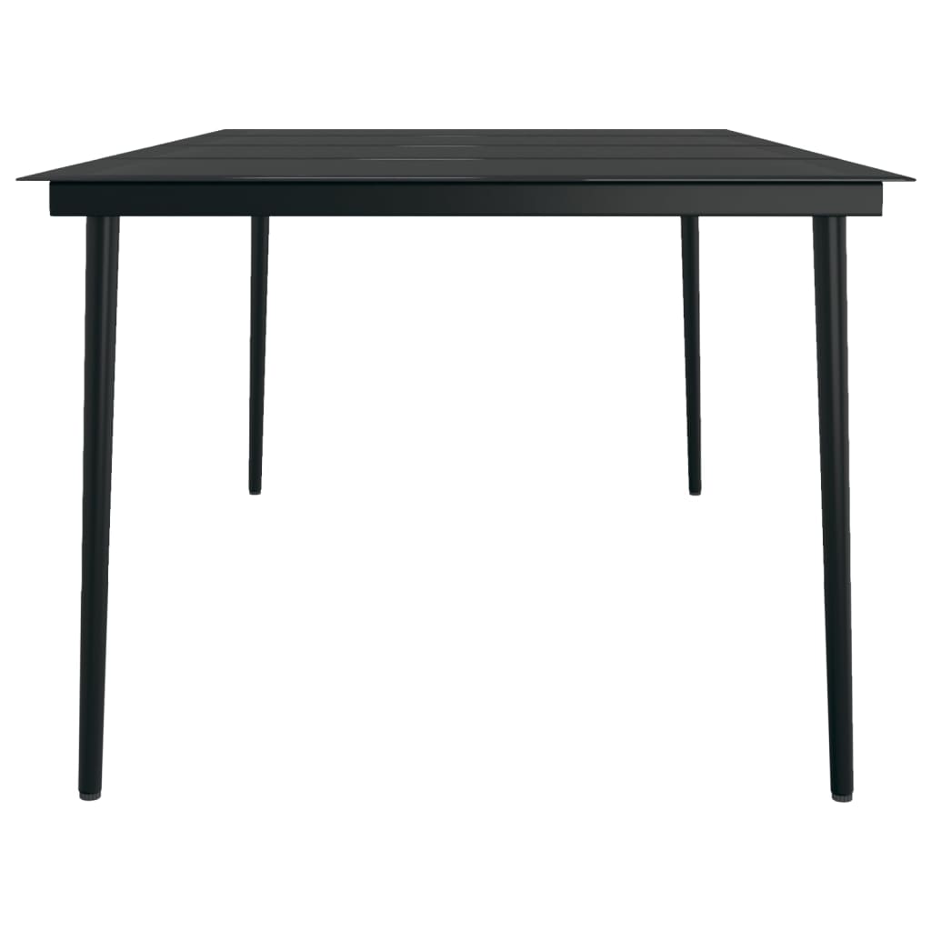 7-delige Tuinset met kussens zwart is nu te koop bij PeponiXL, paradijselijk wonen!