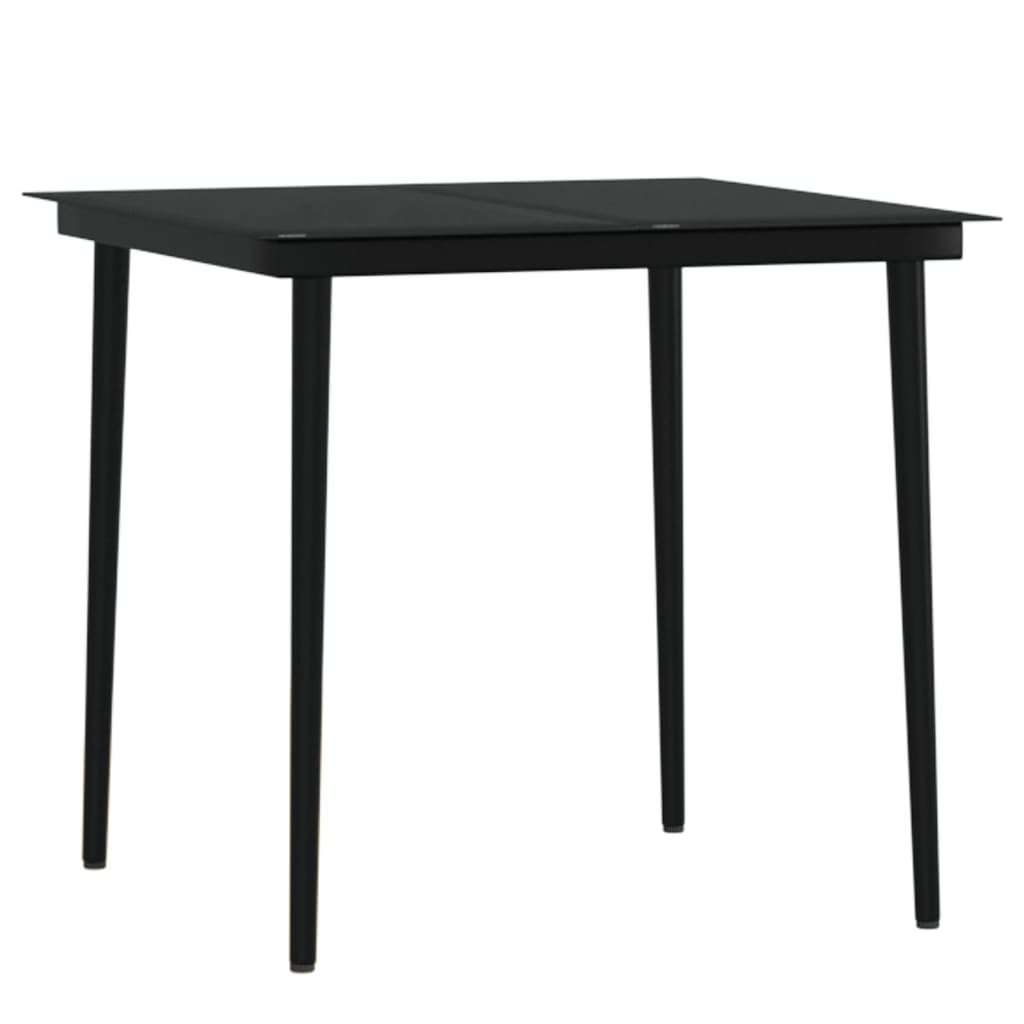 5-delige Tuinset met kussens zwart is nu te koop bij PeponiXL, paradijselijk wonen!