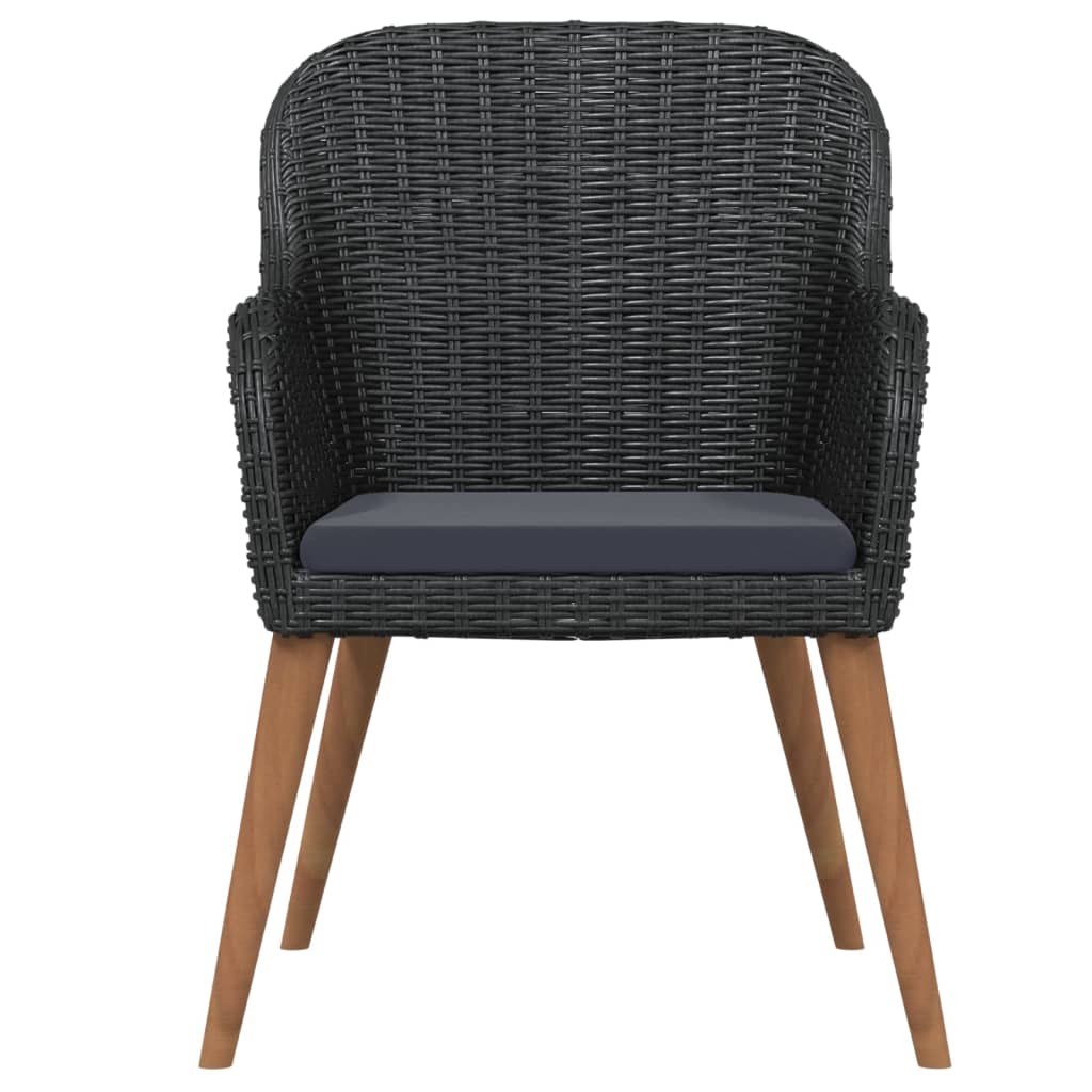 5-delige Tuinset met kussens zwart is nu te koop bij PeponiXL, paradijselijk wonen!