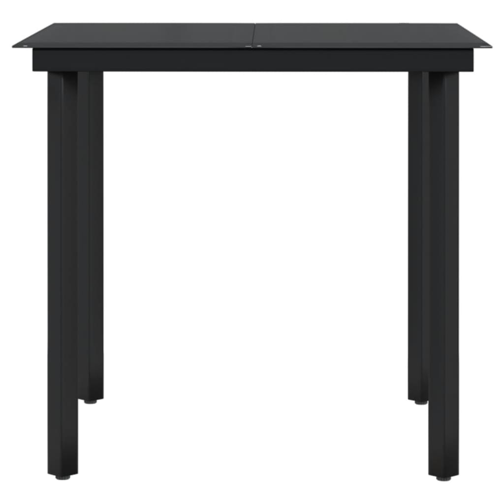 3-delige Tuinset met kussens zwart is nu te koop bij PeponiXL, paradijselijk wonen!