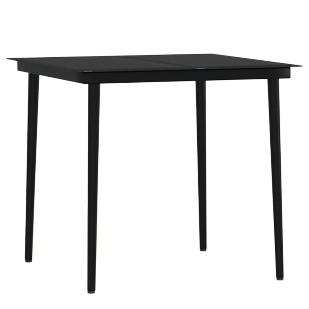 3-delige Tuinset met kussens zwart is nu te koop bij PeponiXL, paradijselijk wonen!