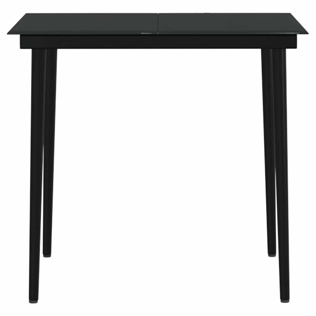 5-delige Tuinset met kussens zwart is nu te koop bij PeponiXL, paradijselijk wonen!