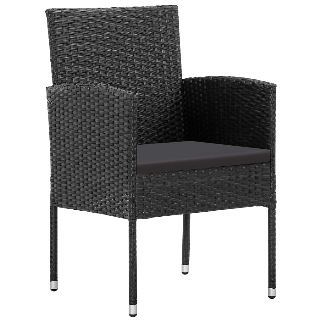 5-delige Tuinset zwart is nu te koop bij PeponiXL, paradijselijk wonen!