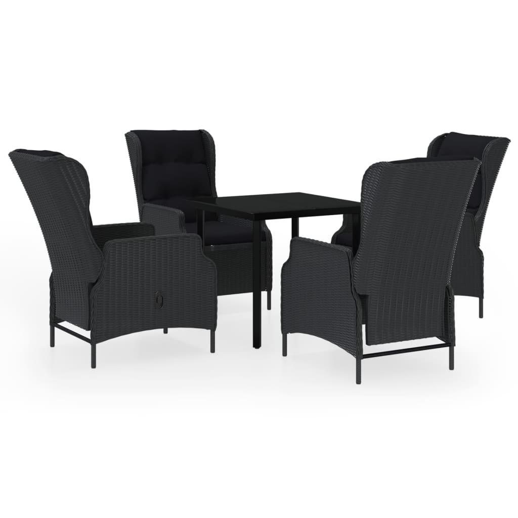 5-delige Tuinset donkergrijs is nu te koop bij PeponiXL, paradijselijk wonen!