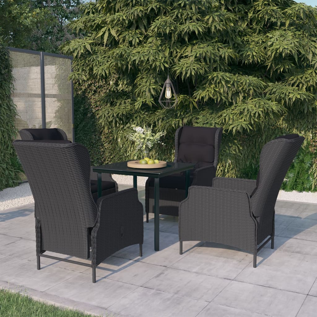 5-delige Tuinset donkergrijs is nu te koop bij PeponiXL, paradijselijk wonen!