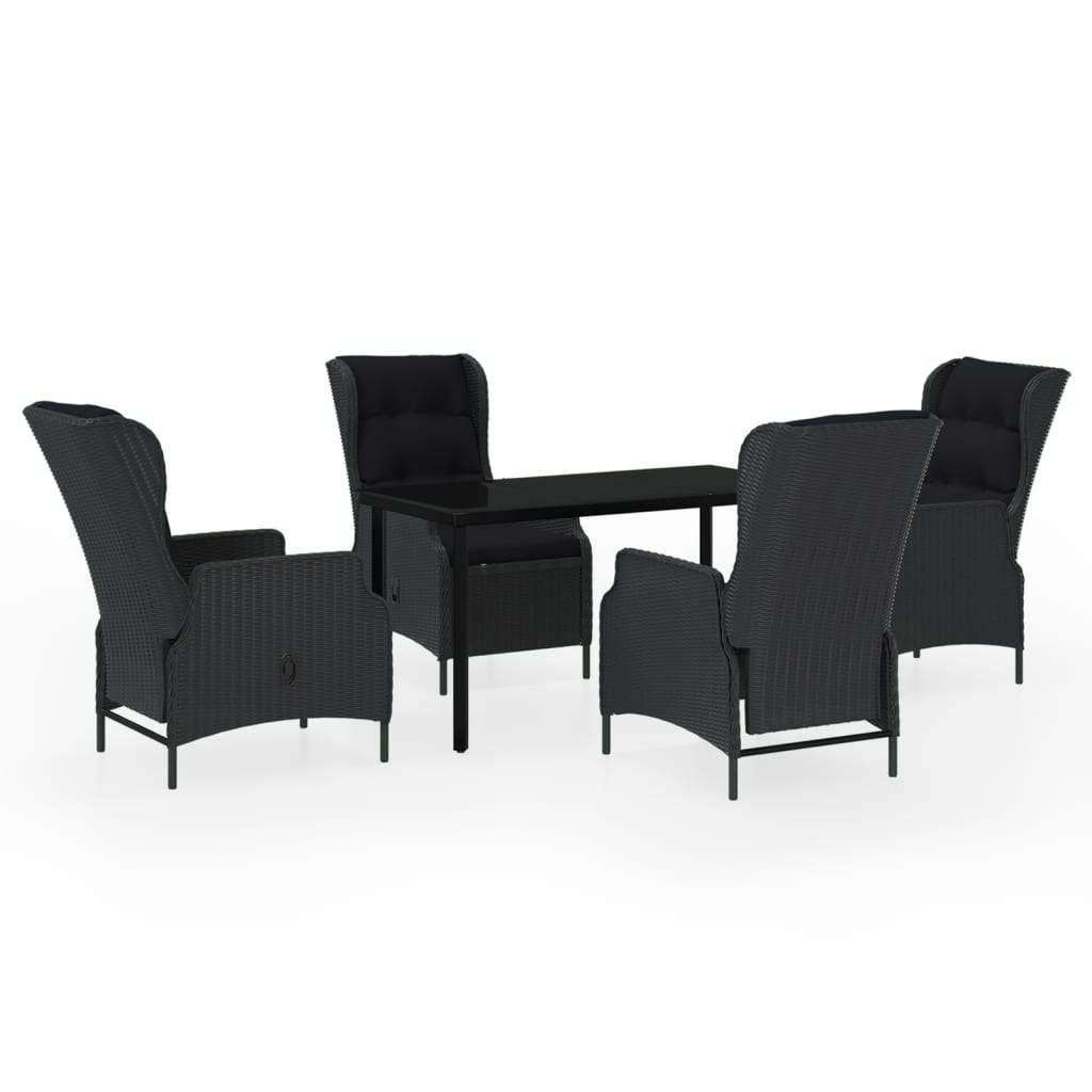 5-delige Tuinset donkergrijs is nu te koop bij PeponiXL, paradijselijk wonen!