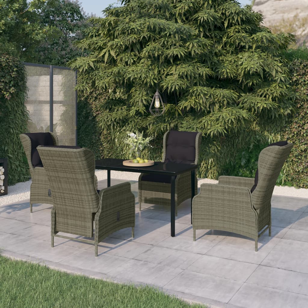 5-delige Tuinset bruin is nu te koop bij PeponiXL, paradijselijk wonen!