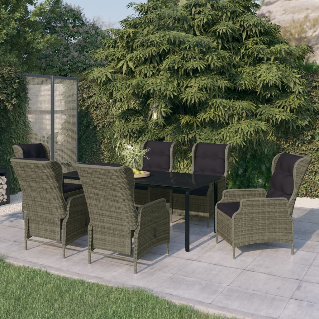 7-delige Tuinset bruin is nu te koop bij PeponiXL, paradijselijk wonen!