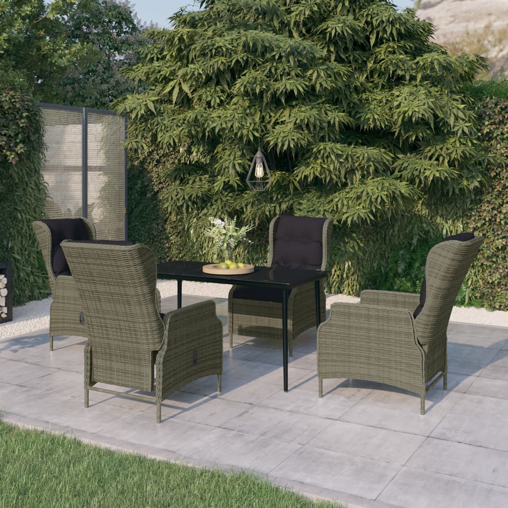 5-delige Tuinset bruin is nu te koop bij PeponiXL, paradijselijk wonen!