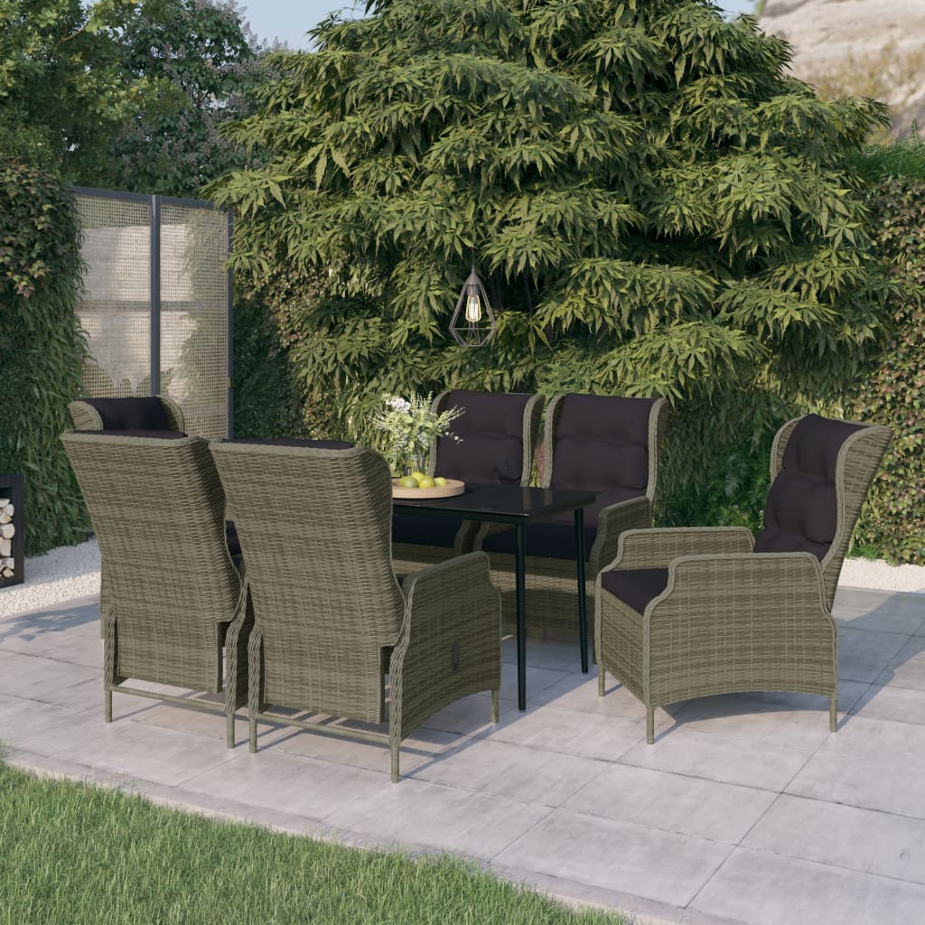 7-delige Tuinset bruin is nu te koop bij PeponiXL, paradijselijk wonen!