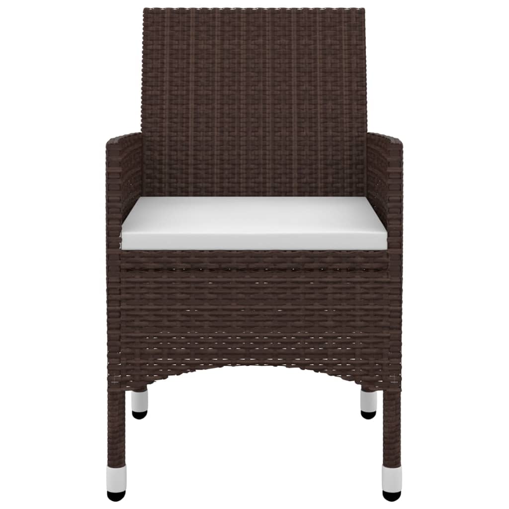 5-delige Tuinset met kussens poly rattan en glas is nu te koop bij PeponiXL, paradijselijk wonen!